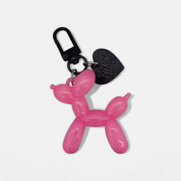 Rosé Pup Charm